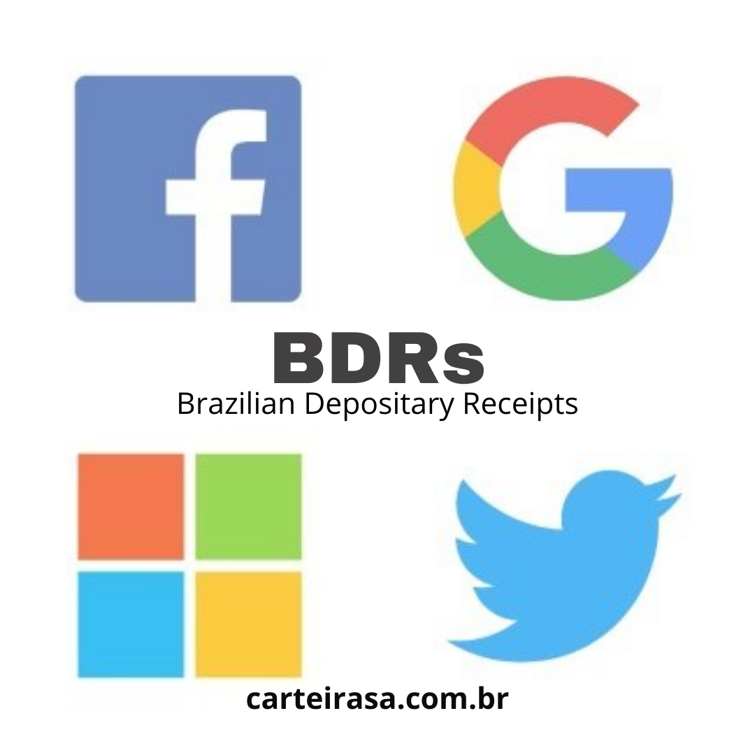 BDR: Recibo de ações do exterior BDRs BDRs BDR: Recibo de ações do exterior bdr BDR: Recibo de ações do exterior BDRs